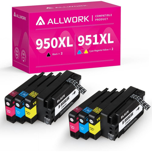 HP 950XL 951XL Compatible Ink Cartridge 8-Piece Combo Pack