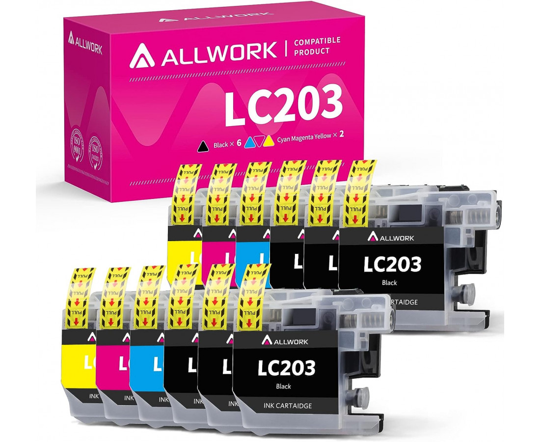 Brother lc203 compatible ink cartridges 12 pack